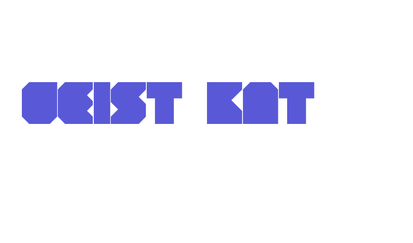 GEIST KNT Font