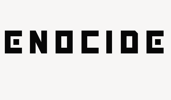 GENOCIDE Font