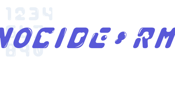 GENOCIDE_RMX font