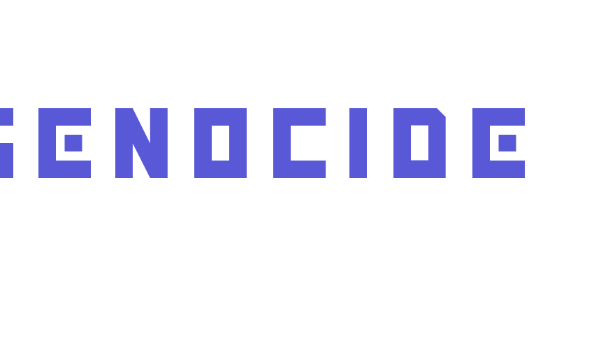 GENOCIDE Font Download