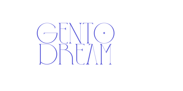 GENTO DREAM Font Download