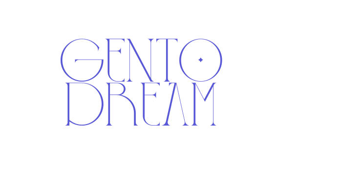 GENTO DREAM Font