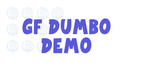 GF Dumbo Demo font free