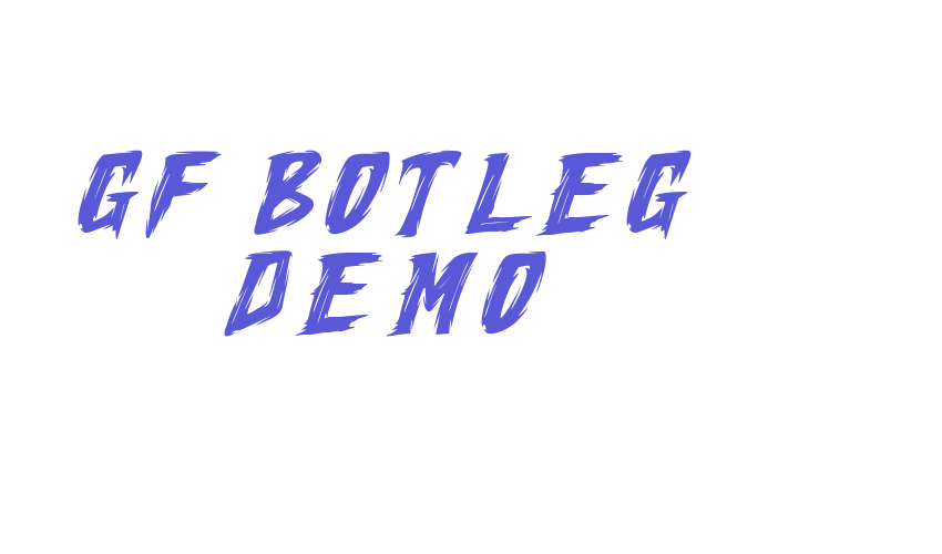 GF Botleg Demo Font Download