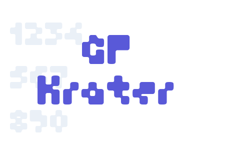 GF Krater Font Download