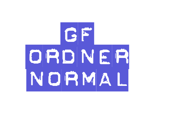 GF Ordner Normal Font