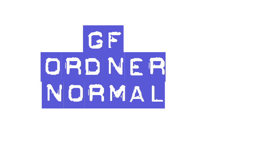 GF Ordner Normal Font