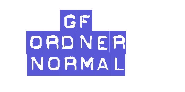 GF Ordner Normal Font Download