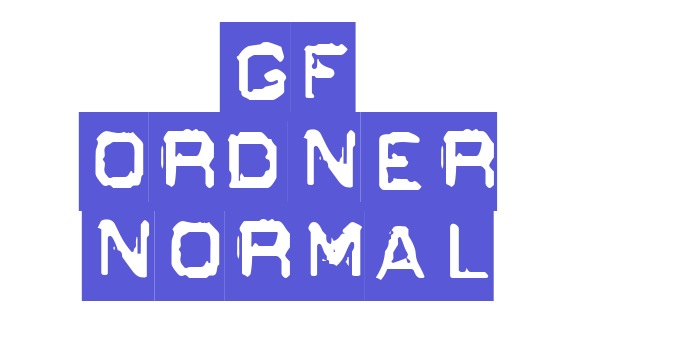 GF Ordner Normal Font