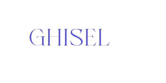 GHISEL Font