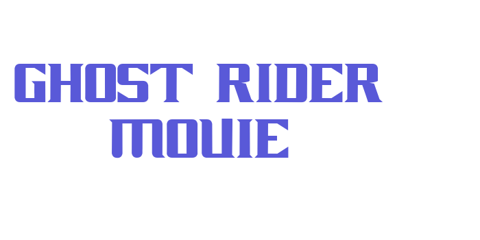 GHOST RIDER MOVIE Font Download