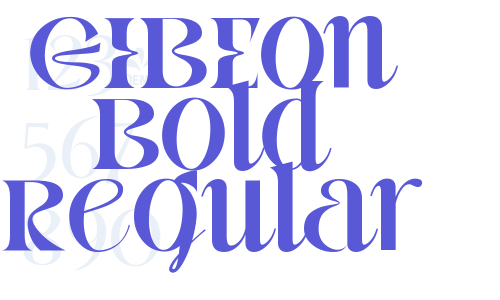 GIBEon Bold Regular Font