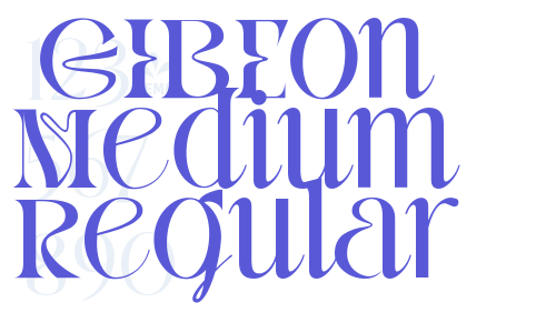 GIBEon Medium Regular Font