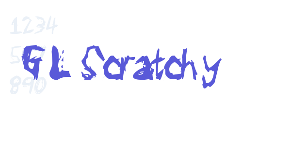 GL Scratchy font free