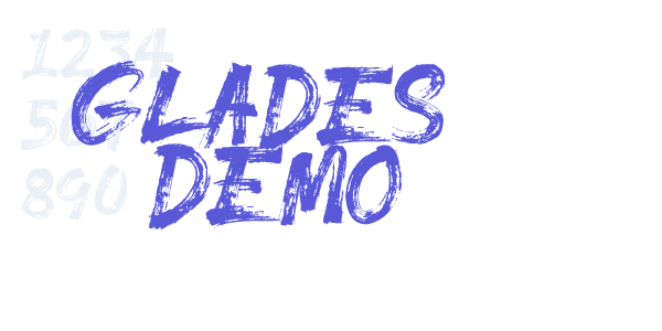 GLADES – DEMO font free