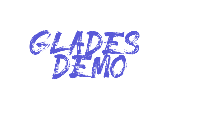 GLADES – DEMO Font