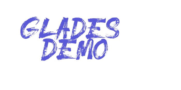 GLADES – DEMO Font Download