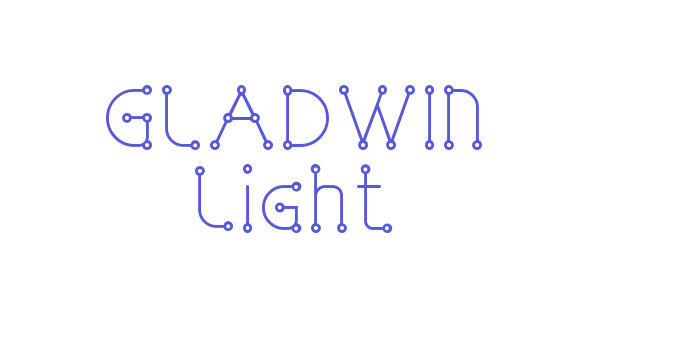 GLADWIN Light Font Download