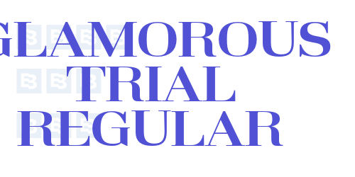 GLAMOROUS TRIAL Regular-font-download