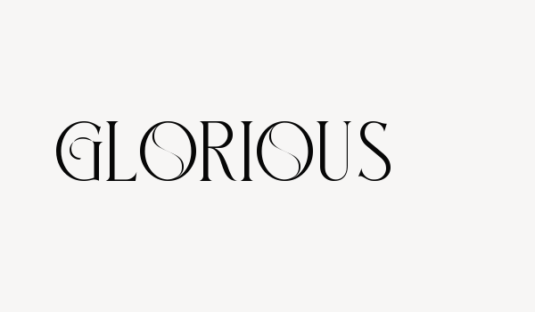 GLORIOUS Font