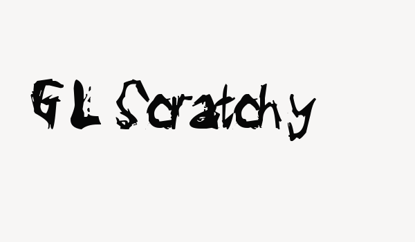 GL Scratchy Font