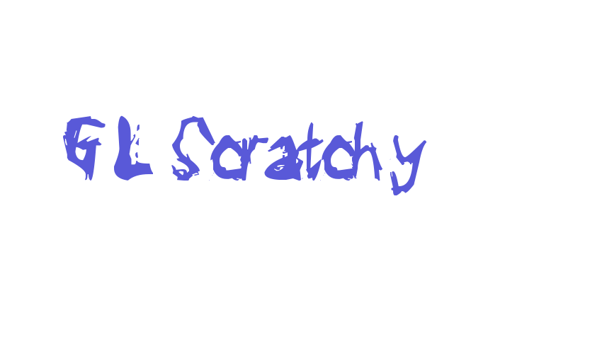 GL Scratchy Font