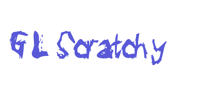 GL Scratchy Font