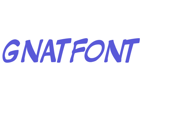 GNATFONT Font