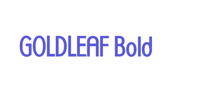 GOLDLEAF Bold Font