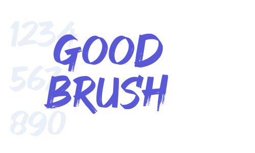 GOOD BRUSH Font