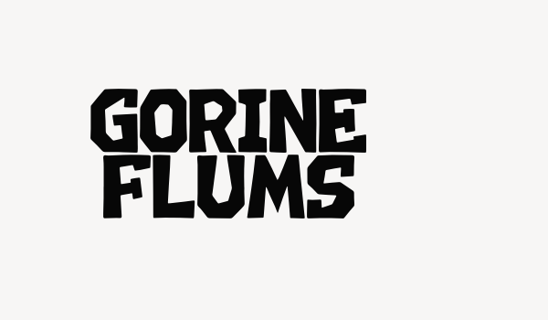 GORINE FLUMS Font