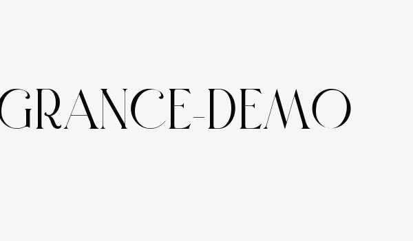 GRANCE-DEMO Font