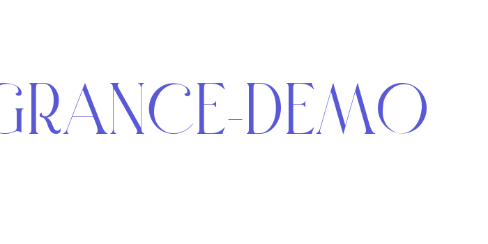 GRANCE-DEMO Font