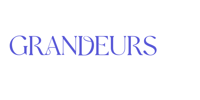 GRANDEURS Font