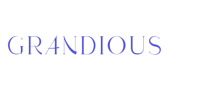 GRANDIOUS Font Download