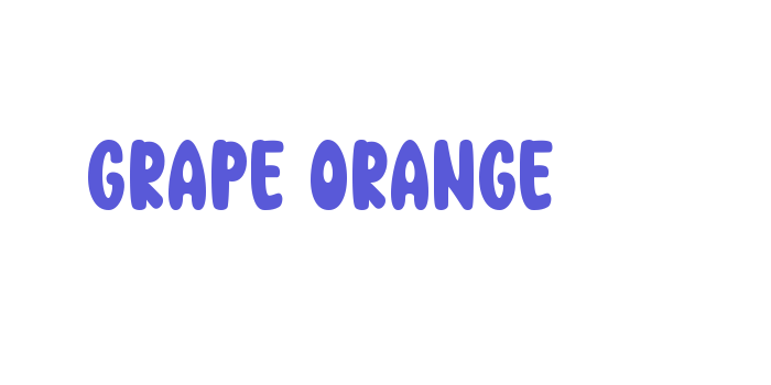 GRAPE ORANGE Font Download