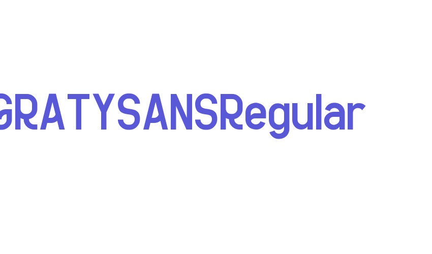 GRATYSANSRegular Font Download