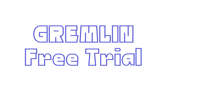 GREMLIN Free Trial Font Download