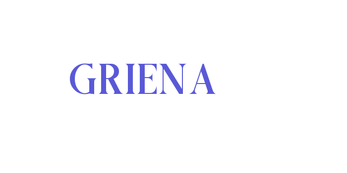 GRIENA Font Download