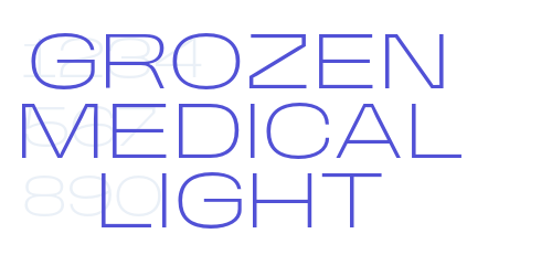 GROZEN MEDICAL Light-font-download
