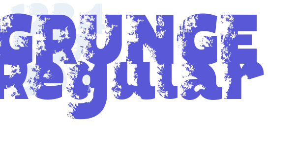 GRUNGE Regular font free