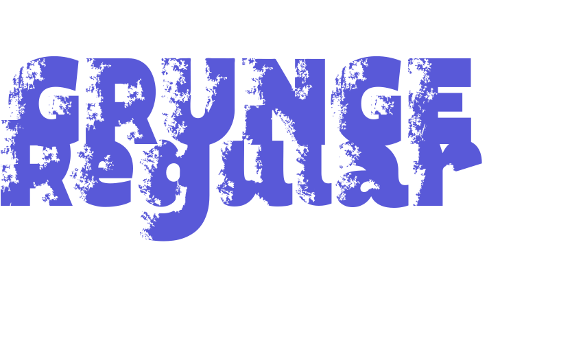 GRUNGE Regular Font Download