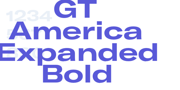 GT America Expanded Bold font free