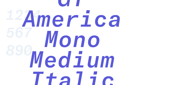 GT America Mono Medium Italic font free