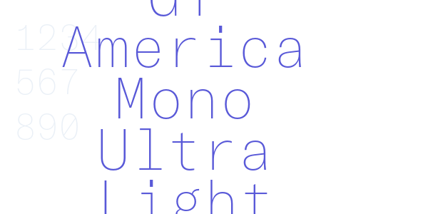 GT America Mono Ultra Light font free