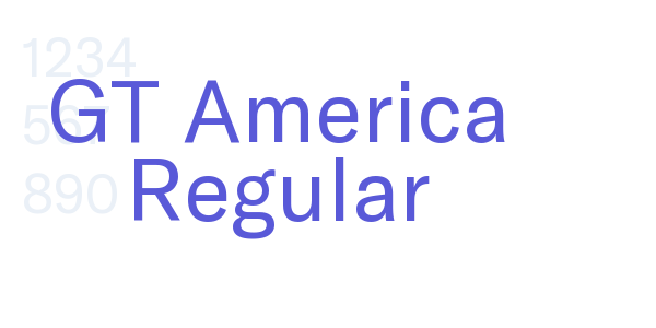 GT America Regular font free