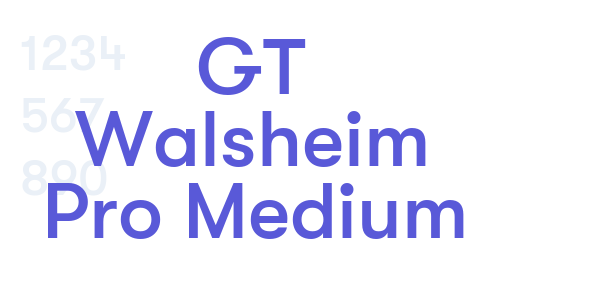 GT Walsheim Pro Medium font free