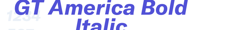 GT America Bold Italic-font