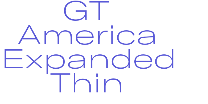 GT America Expanded Thin Font Download