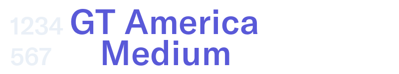 GT America Medium-related font